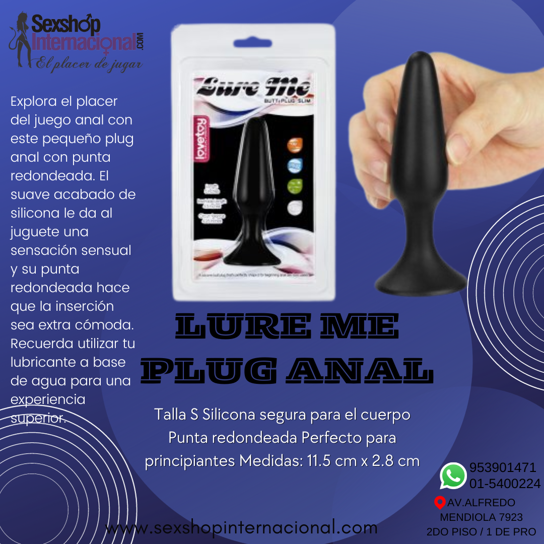 PLUG ANAL SILICONA SEXSHOP LOS OLIVOS